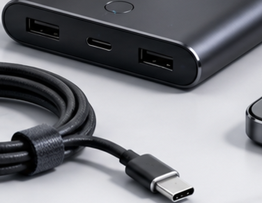 Cable and phone accessory detail