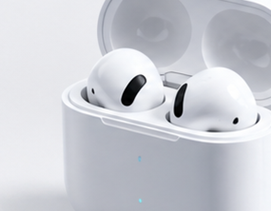 Wireless earbuds detail